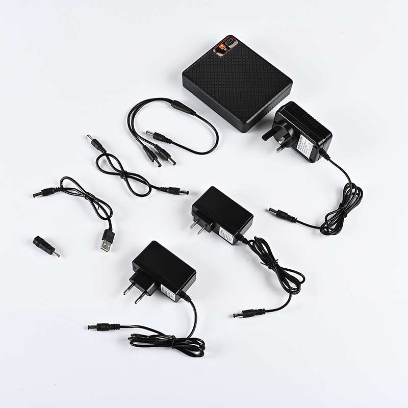 外贸现货DC直流12V2A后备ups不间断续航12000mAh备用电源MINI UPS