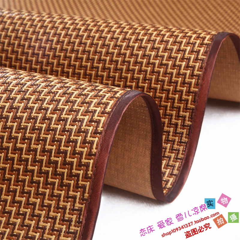 加厚御藤席三件套1.8m床折叠软夏季凉席子1.5米单双人宿舍1.2/0.9