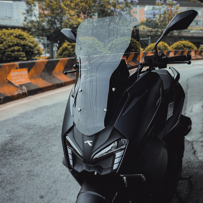 适用于台荣 荣150改装挡风玻璃前风挡护胸高清透明挡雨板加高烟灰