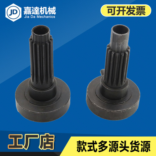 4508/6516自动攻丝t机配件横齿B轴进给齿轮轴行程攻牙机齿心齿条