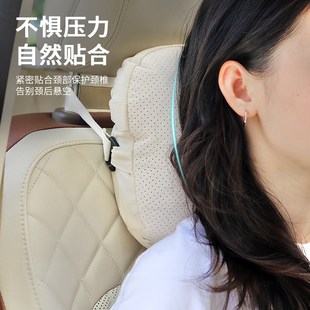 汽车头枕护颈枕运动一体座椅腰靠坐椅车内护腰垫可爱车用靠枕座位