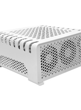 桌面itx机箱迷你机箱台式机diy定制白色紧凑电脑机箱卧式简约nas