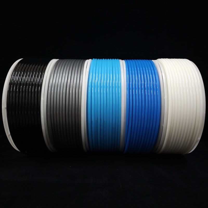 TPU气管8*5mm气动管风管聚氨酯软管8mm*5mm绿银V透红白黄色黑色