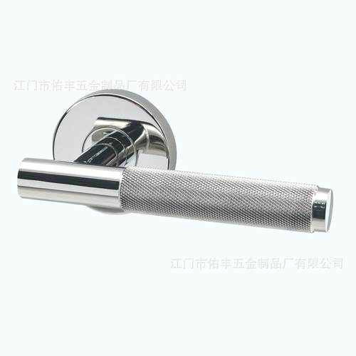 现货三304不拉锈钢管空心叉滚花ZXB防滑门锁手室内房间分体门执手