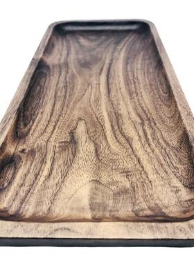 黑胡桃托YGA盘果实木托食盘品托盘食托盘品干盘