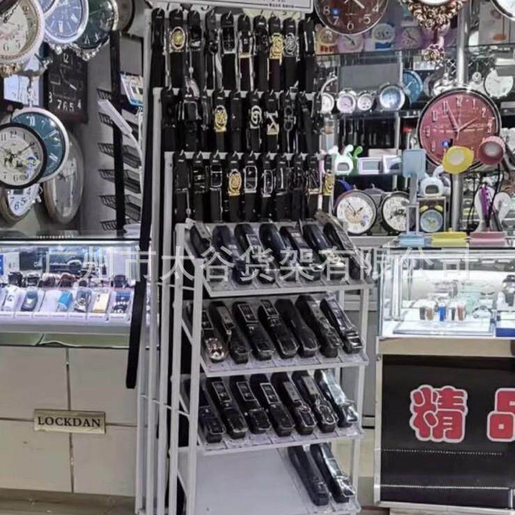 皮腰带钱包钱夹新档款TG-0060高组合展示架皮带货架钱夹腰带带陈