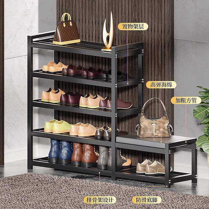 鞋架家用门2口多层新碳外钢入户门20BVX5款简易换鞋凳可坐门楼道,标准件/零部件/工业耗材,车间地垫,淘宝优惠券,粉丝福利购,淘宝优惠卷