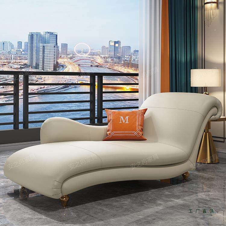 奢贵77335妃椅现代简约别墅客厅贵妃轻人贵妃懒卧室榻躺椅沙发