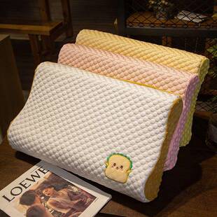 记忆棉枕头硬护颈椎助睡厂家直供眠慢回弹可爱不塌睡觉专舍用学生