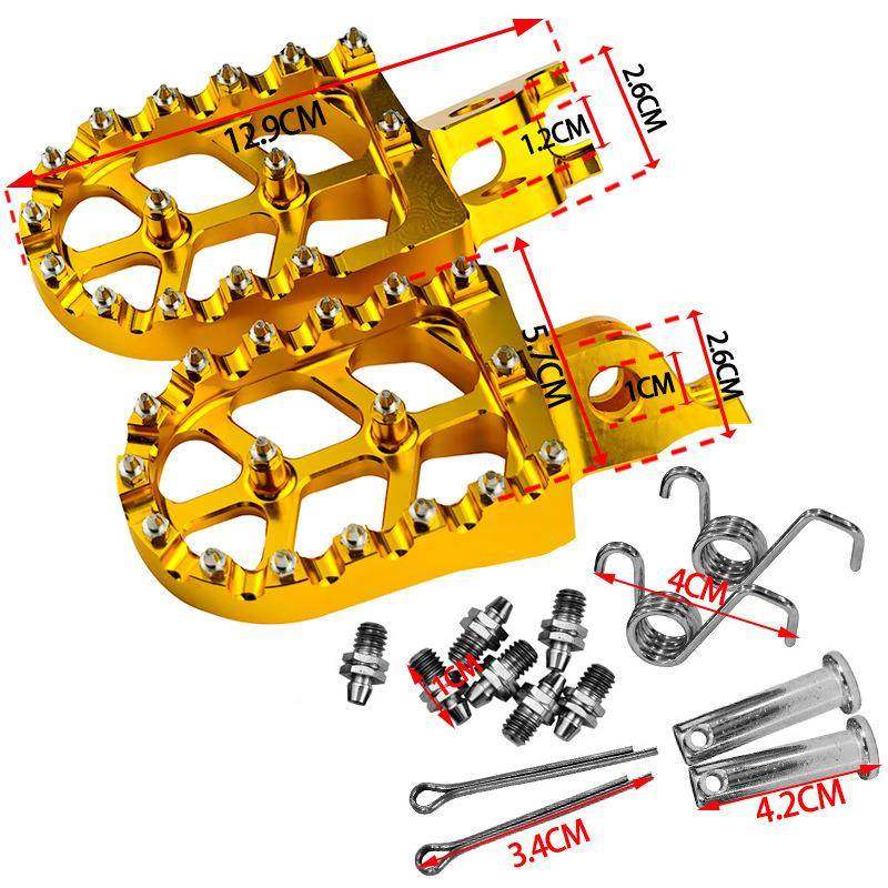 摩托车改装CNC铝金材质CRF125/合25带齿脚JT-014踏多0色彩可耐选