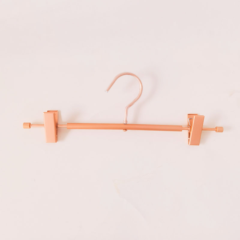 铝合金裤架强力家用挂裙子衣x架带夹子防炸褶无痕晾晒jk金属裤夹