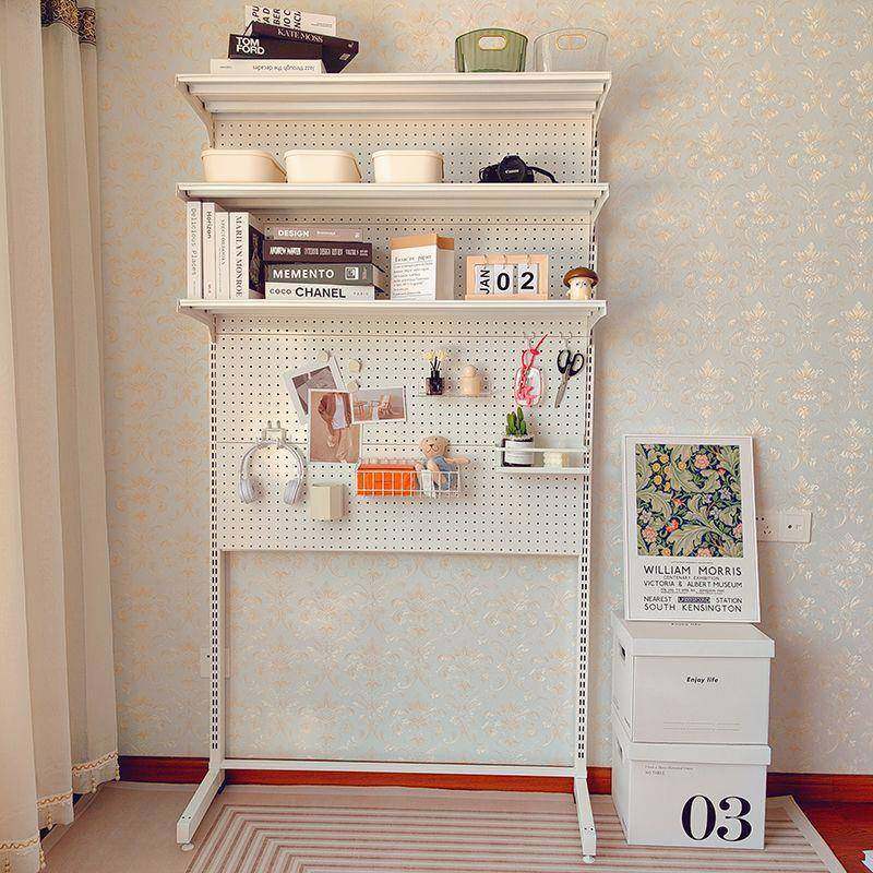 地展示架桌书洞砖洞板置物架五JOS金少女落地简易收纳架书儿童学