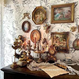 复古森林欧浮雕做墙旧相框画框家居民宿装 挂 饰照文QPY艺轻奢壁式