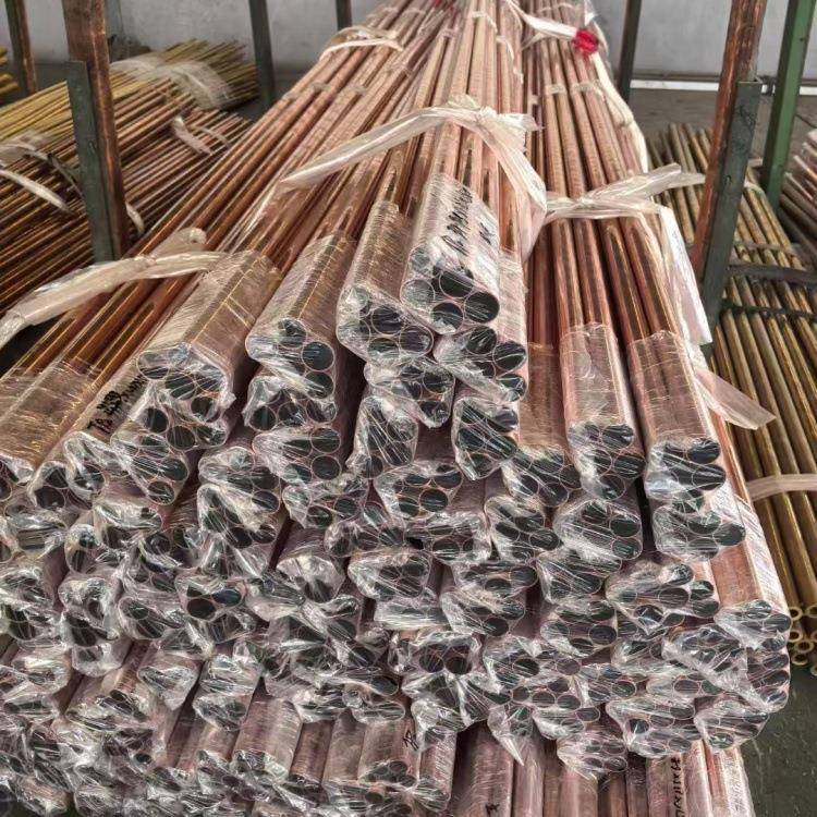 现货供应空410A紫管脱脂调铜管TDCKpR2去磷铜管铜紫铜盘管紫铜直