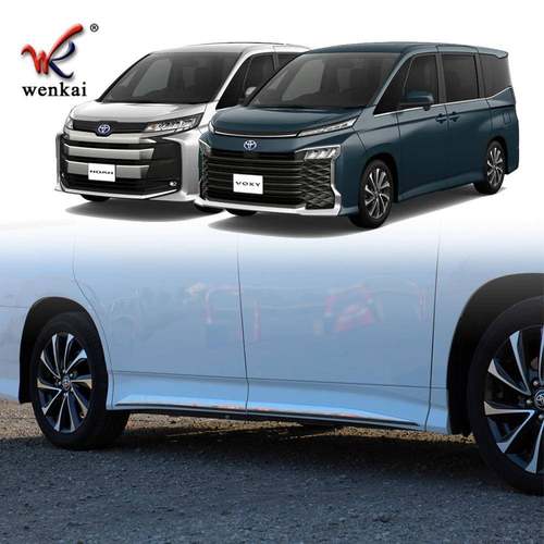适用于丰田22款VOXY改装门撞饰条h车Noa90系专用防WK-913电镀车身