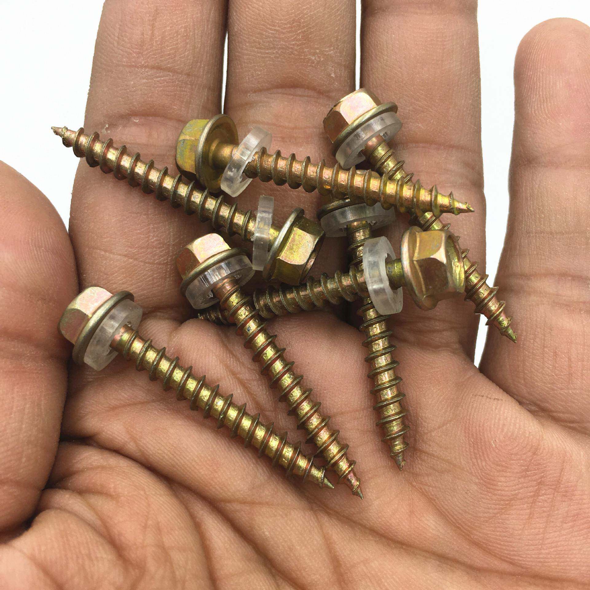 供应鑫钻牌型六角兰木钻尾螺ZBU丝六齐角木钻六角法自攻丝号全