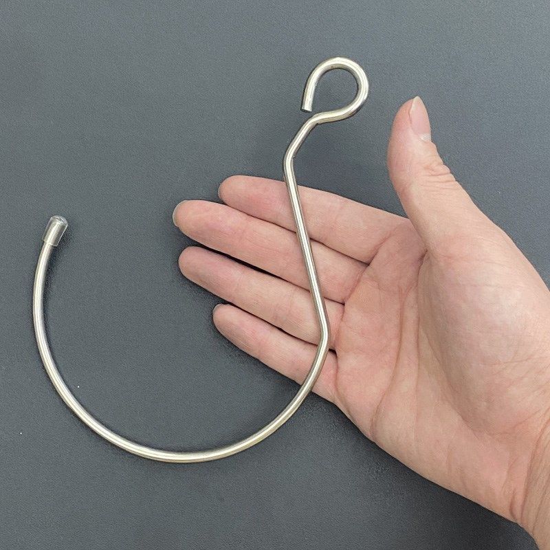 超大号不锈钢门帘蚊帐吊钩子实心挂勾阳台大棚卷帘多功能钩子用刀