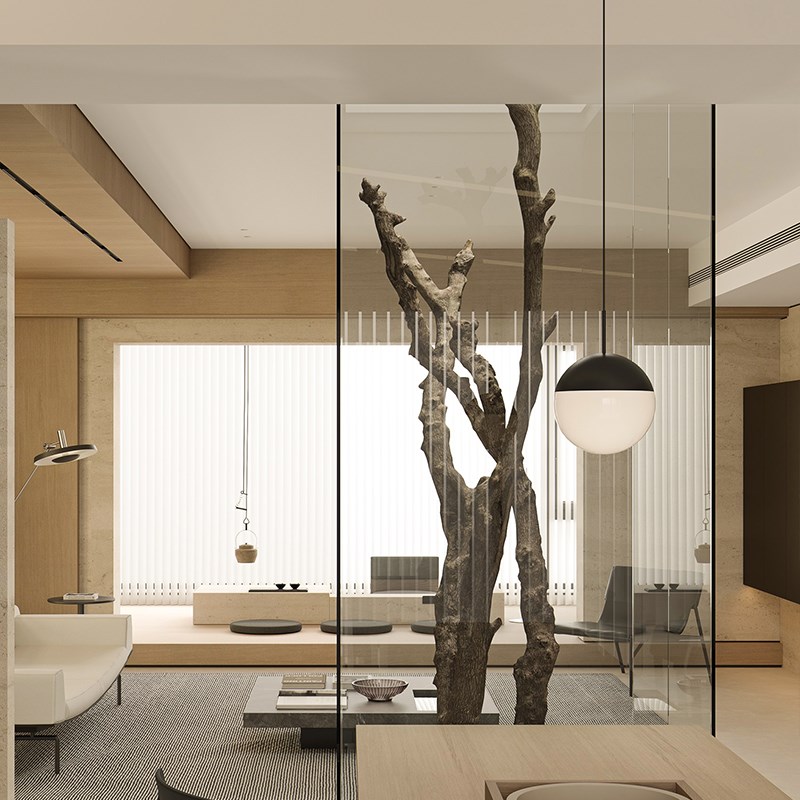 枯树干造景实木干树枝景观植物室内茶室悬挂商场别墅橱窗装饰摆件