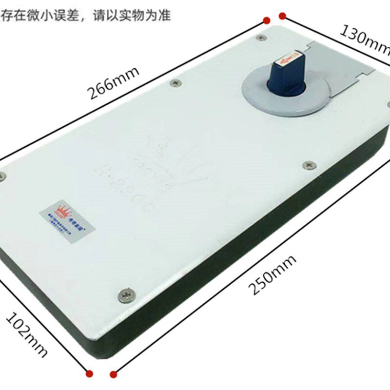 地弹簧H-220C有无框玻璃门拉手顶片上下曲夹配件地弹簧璜全件套装