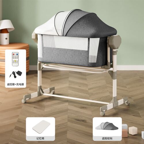 婴儿床电动摇床摇篮床宝宝摇摇床哄娃新生儿bb摇椅哄睡宝宝新款