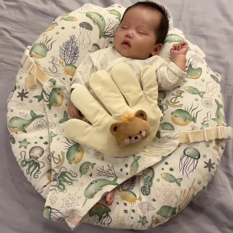 婴儿安抚手掌自动拍打哄娃睡觉神器新生儿哄睡抱枕防惊跳安抚手掌