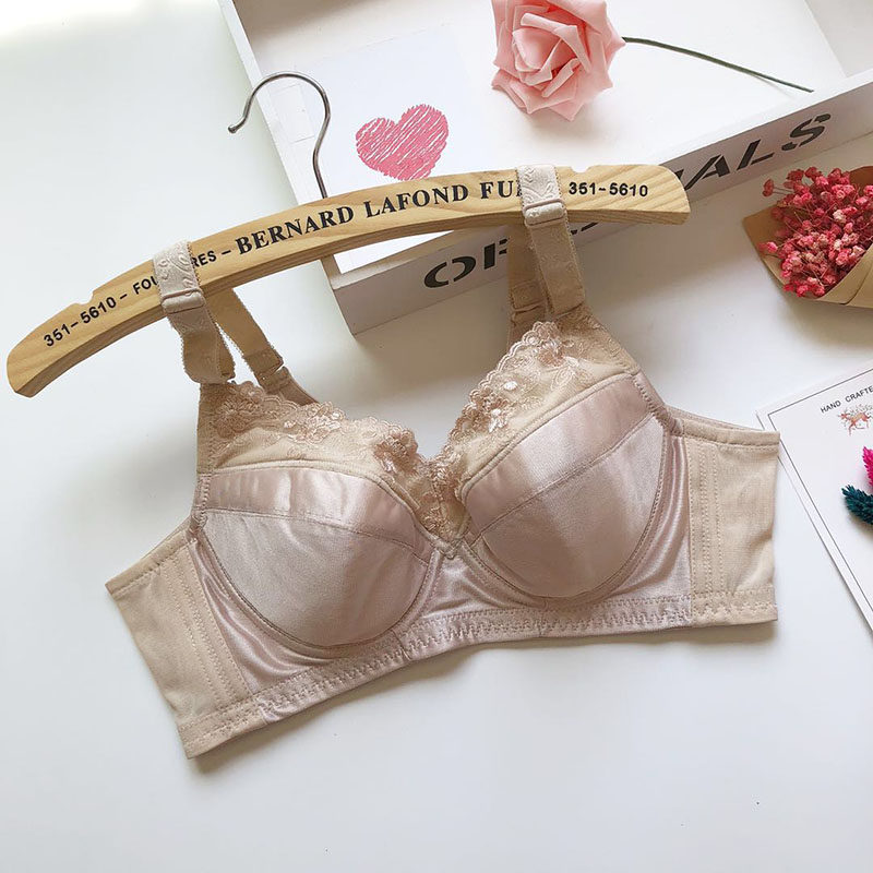 薄款大码内衣大罩杯文胸侧收聚拢调整型全罩杯胸罩胖mm显小C杯D杯
