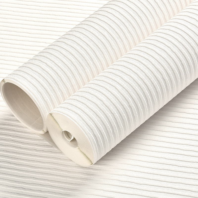现代竖条纹纯白色无纺布刷漆墙纸贴顶面吊顶棚顶天花板非自粘壁纸,家装主材,PVC墙纸,淘宝优惠券,粉丝福利购,淘宝优惠卷