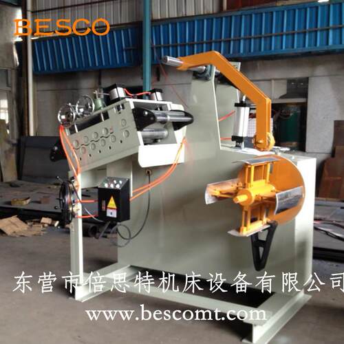 GO-500二合一料架整平机 自动送料架矫正机 开卷校平机