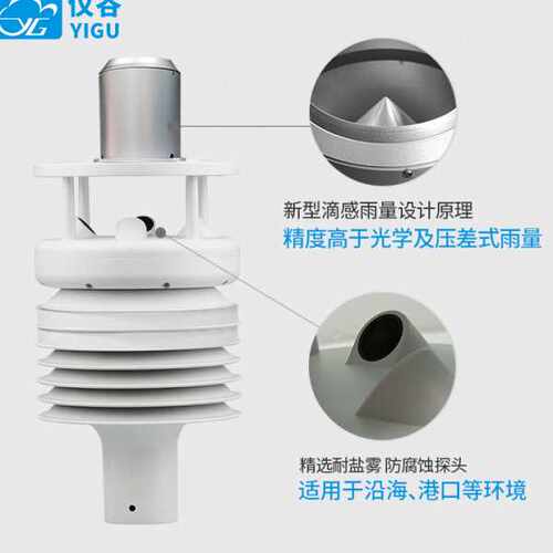 仪谷（YIGU）超声波风速风向一体化自动气象站声波五要素