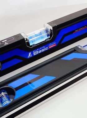 亲和测定 企鹅牌高精度蓝色水平尺有磁Basic铝制水平仪靠尺 73490