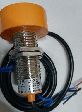 杭法接近开关传感器J8-D25B1  3线NPN常开  6-36V 25mm m24