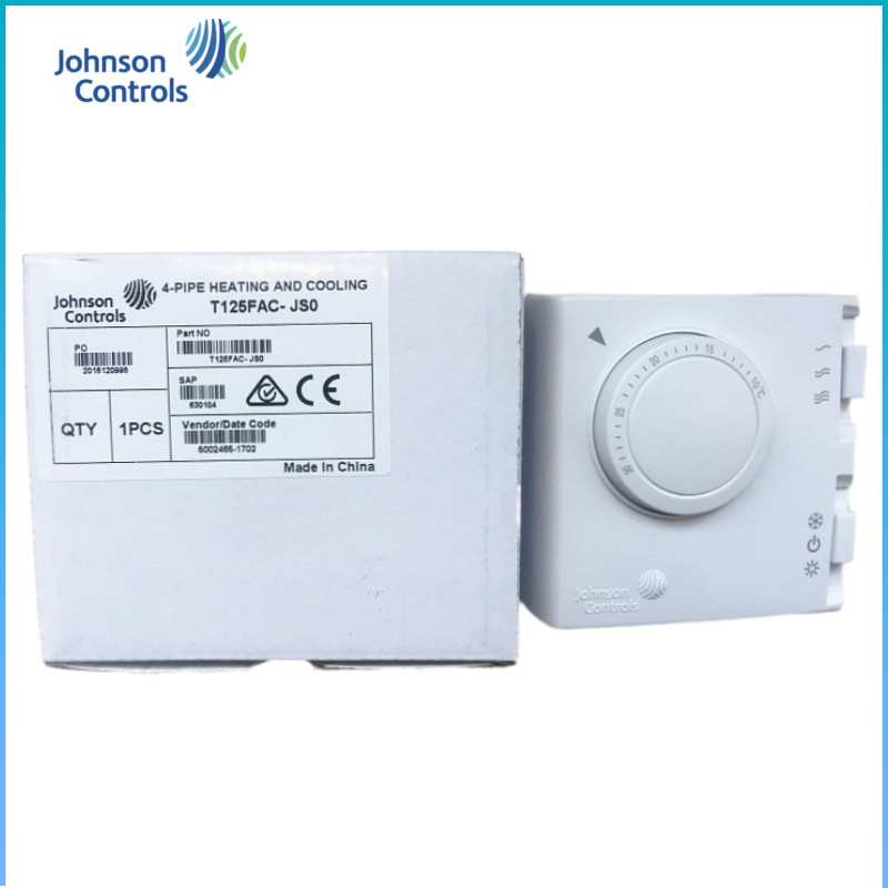 Johnson江森T125AAC-JS0风机盘管用机械拨盘式温控器开关面板