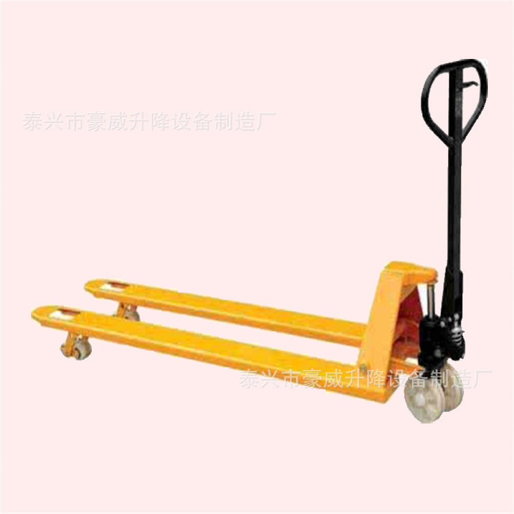 卖叉止1.5M2M2.5M3M3.5M4M长手动搬运车 液压手推车升高托盘车