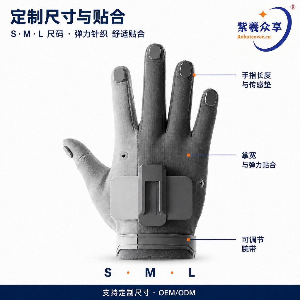 数据采集手套AI机器人末端交互手套VR工业机器人手势动作捕捉手套