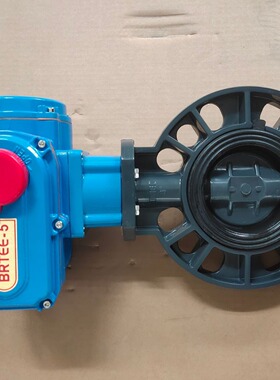 供应UPVC电动蝶阀EPDM 电源AC220V 智能调节型  DN80 1287元一台