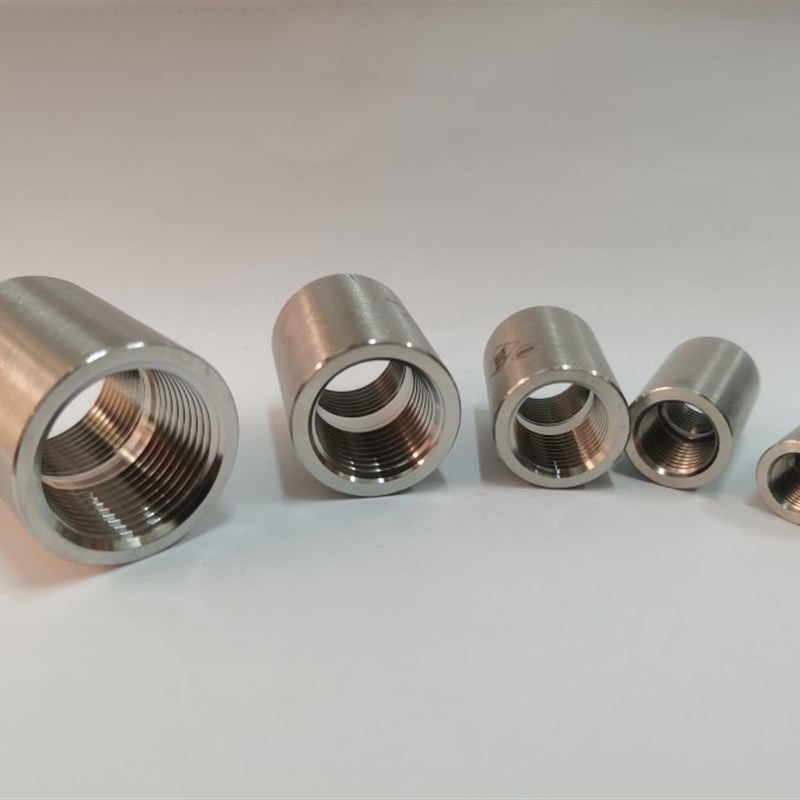 304不锈c钢加厚双头内螺纹内丝焊接接头ZG PT NPT1/4 3/8 1/2 3/4