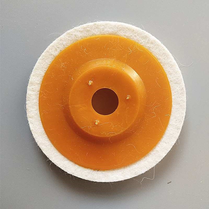 羊毛抛光轮c 毛毡轮不锈钢镜面抛光片 角向抛光机打磨片100*16*8m