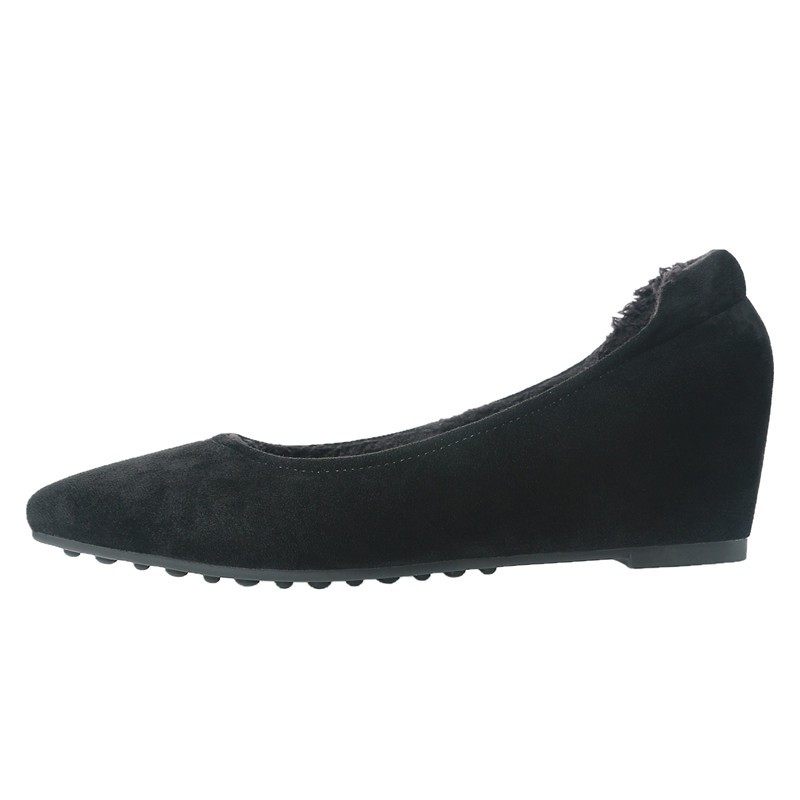 豆豆鞋冬加绒2021秋季新款百搭软底黑色坡跟久站不累工作鞋女春,女鞋,乐福鞋（豆豆鞋）,淘宝优惠券,粉丝福利购,淘宝优惠卷