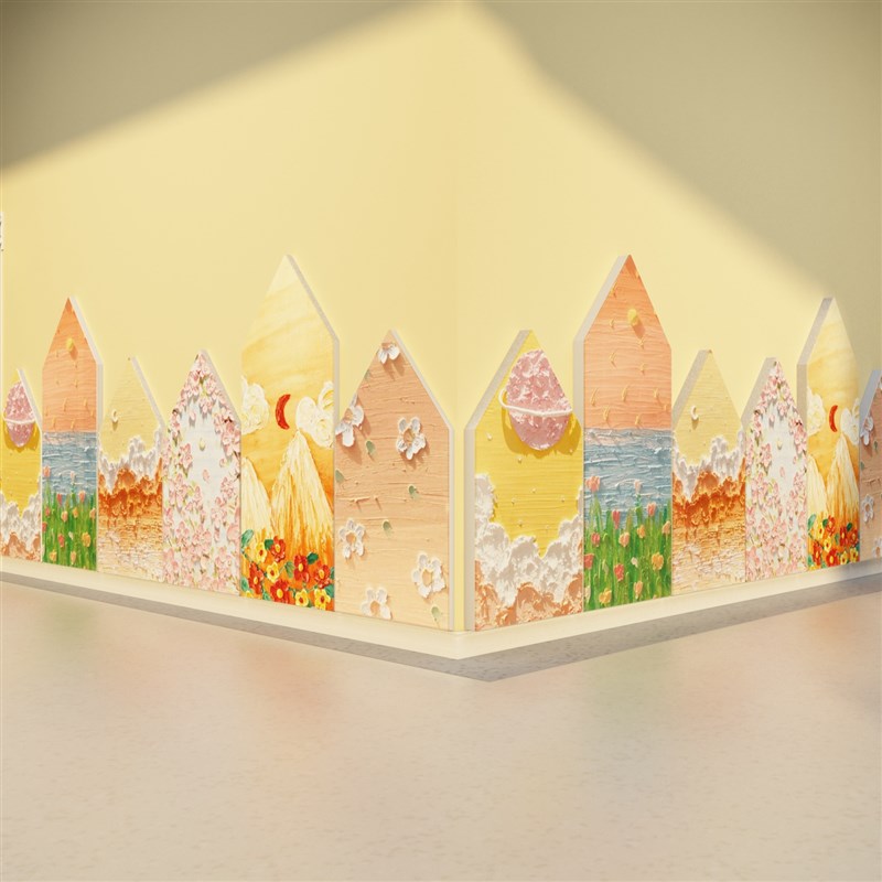 美术教室布置装饰贴纸幼儿园环创主题墙面环境布置材料展示作成品