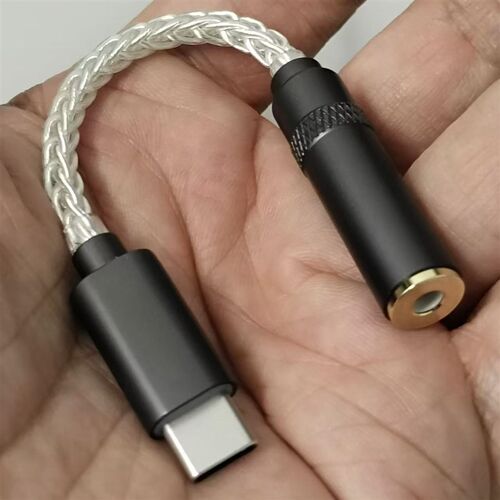 增强音质cTypec水果转3.5小尾巴转接器解码功放转接线