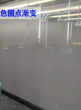 灰色渐变膜防爆白圆点橙黑绿蓝y玻璃膜渐变色办公室高档酒店装饰