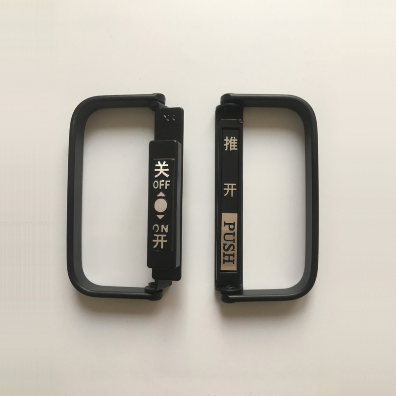 老款折叠门拉手明装拉手里外配套锁玻璃折叠门锁移门卫生间门拉手