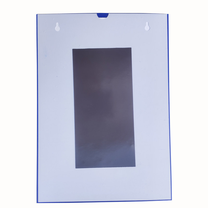 10张装竖向卡K士磁性文件套广告A4公告展示文件贴竖式硬胶磁力框