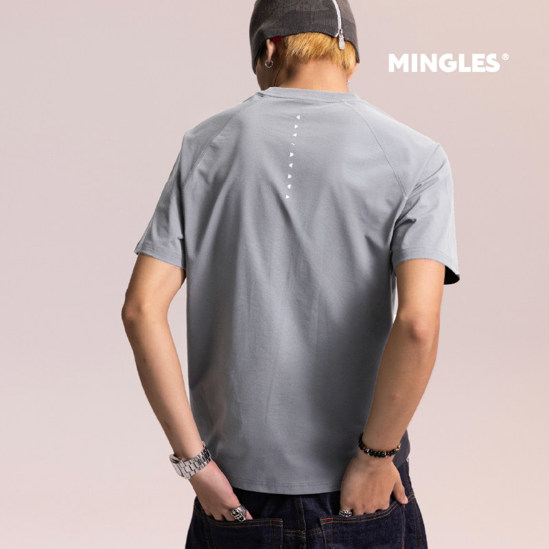 MINGLES运动速干T-SHIRT