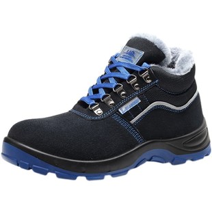 高帮轻便防臭透气加厚钢包头防砸防刺穿老保工作鞋 夏季 男款 劳保鞋