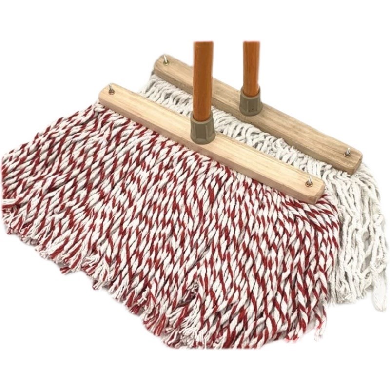 长木头拖把大号平板拖木杆棉线家用墩布工厂瓷砖木排棉纱拖水地拖