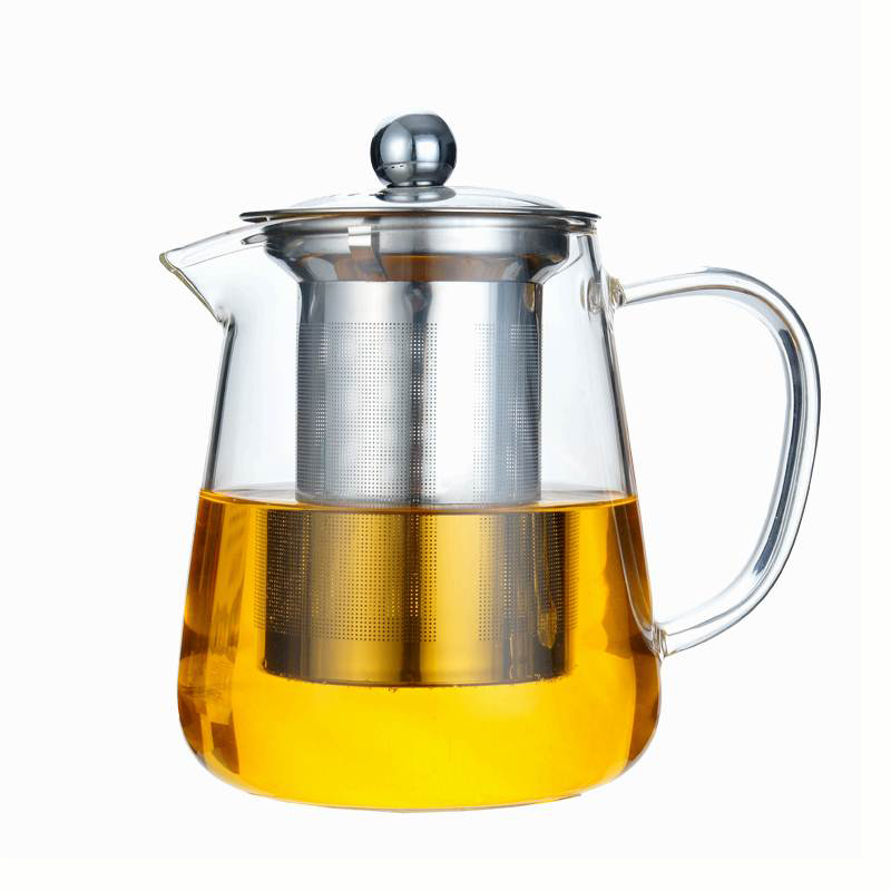 玻璃公道杯分茶器带茶漏一体式套装大号加厚耐热304不锈钢过滤网