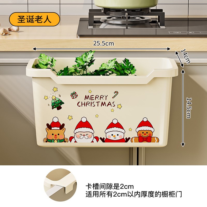 床边挂篮学生宿舍厨房免打孔收纳框婴儿用品收纳篮床头置物架新款