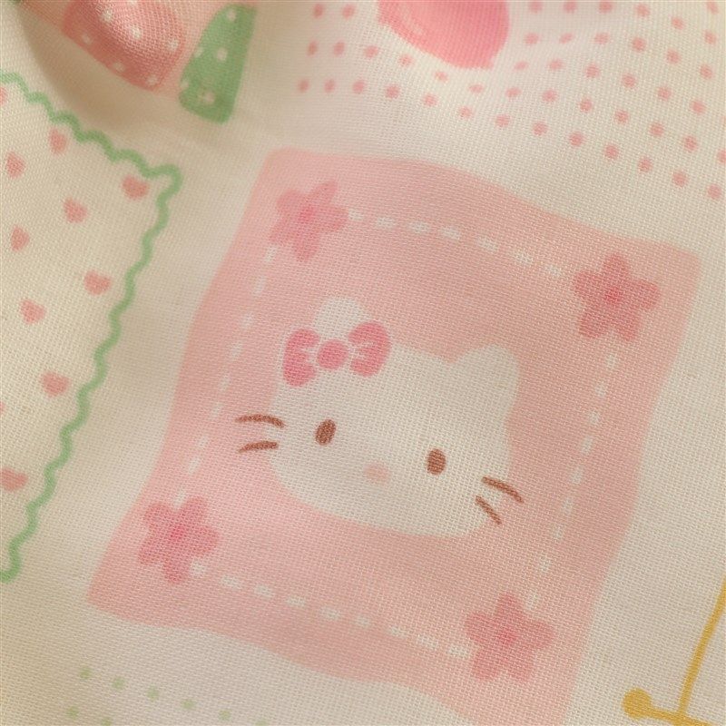 粉色小屋母婴级a类双层纱布婴儿宝宝儿童床单单件100全棉纯棉被单