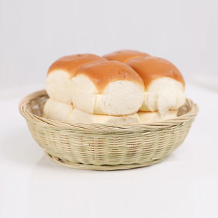 馒头筐家用放馍篮厨房竹编馍馍筐水果蔬菜筐子放饼囊包子用的篮子